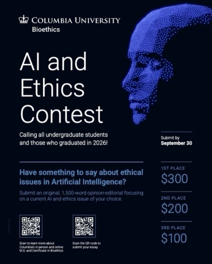 Bioethics and AI Essay Contest